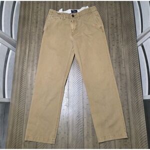 American Eagle Relaxed Straight Pants Men's 30 x 32 (30) Khaki Tan Casual